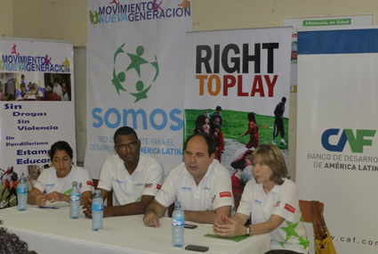 CAF en alianza con Right To Play y con el apoyo de Odebrecht capacitan a entrenadores Panameños en fútbol para el desarrollo 