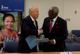 IFAD and CAF commit to reducing poverty and hunger in rural Latin America