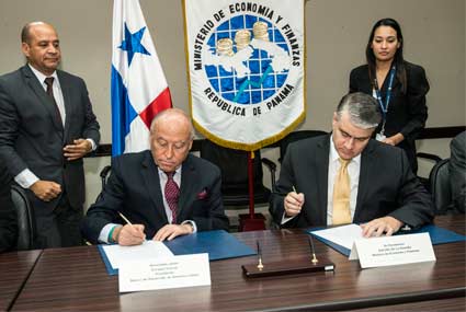 Panama signed capital contribution paid to CAF for USD 190 million 