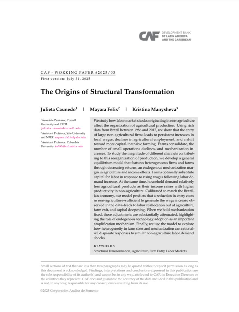The Origins of Structural Transformation The Origins of Structural Transformation