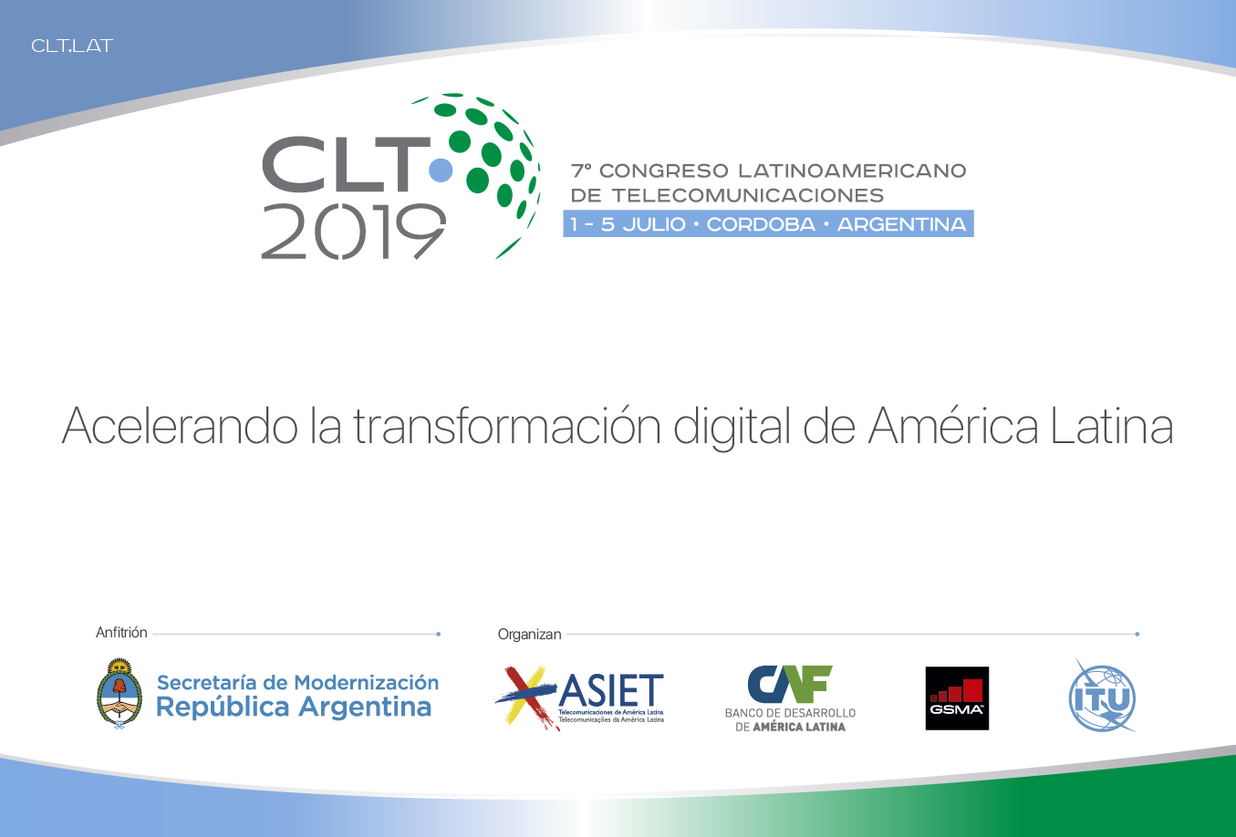 Eixos de debate no CLT19: 5G, economia digital, investimento em infraestrutura, utilização do espectro e inclusão