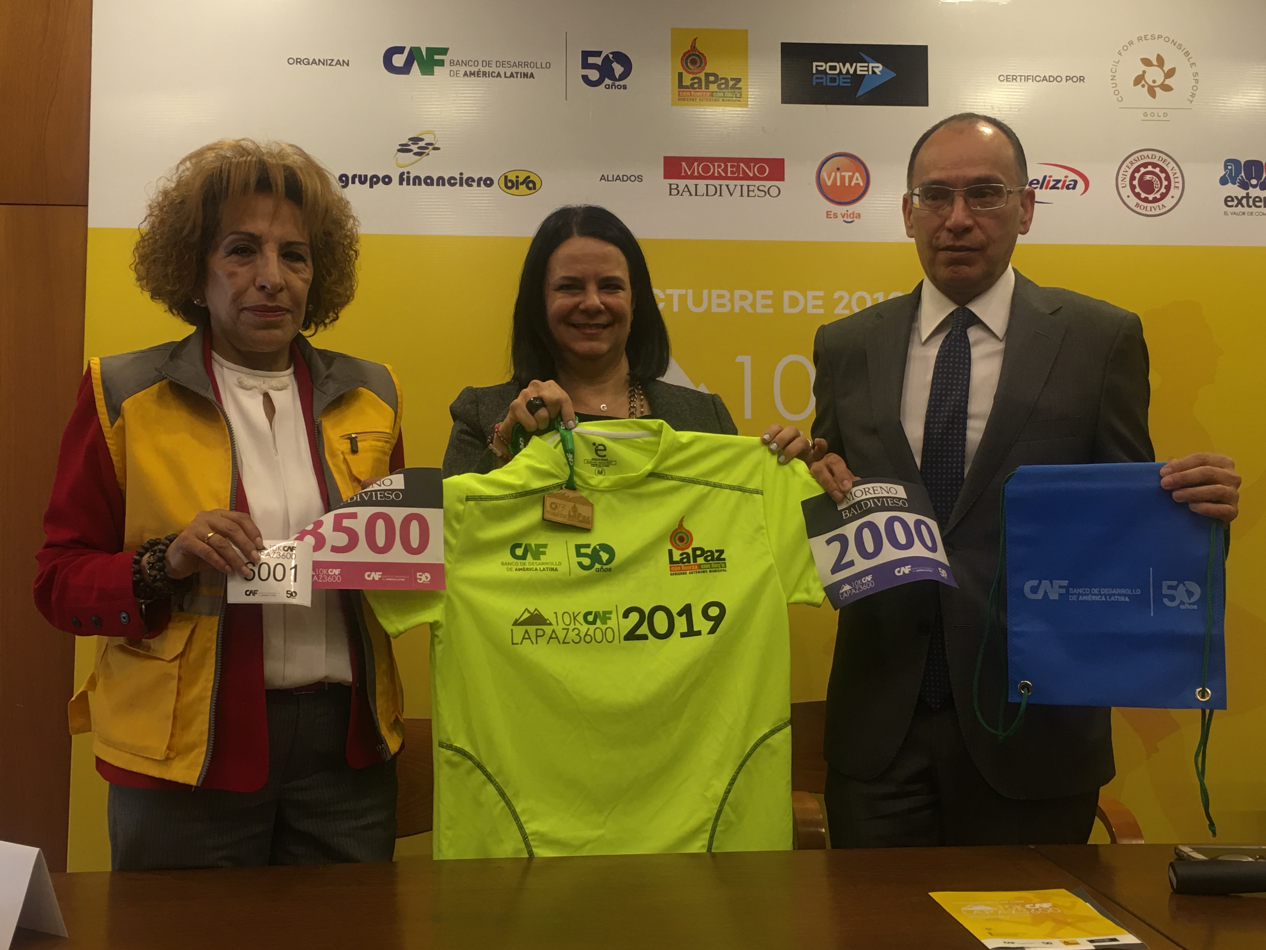 La Paz 3600 10K official t-shirt presented La Paz 3600 10K official t-shirt presented