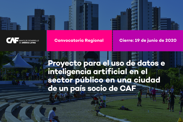 Proyecto para el uso estratégico de datos e inteligencia artificial en el sector público en una ciudad de un país socio de CAF