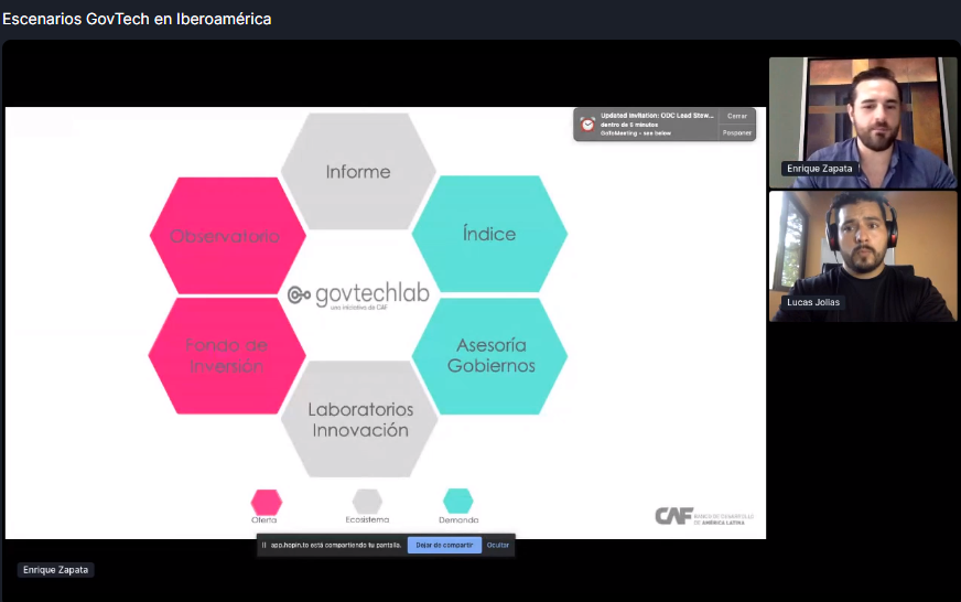 Aportes de CAF a los ecosistemas govtech 