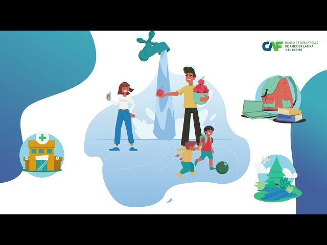 ImpactoCAF: Agua y Saneamiento - Video animado (nuevo logo)
