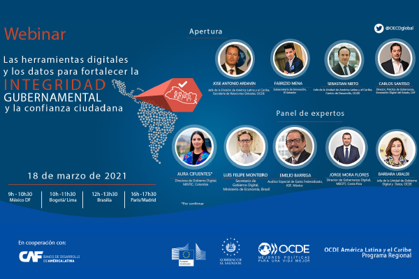 Webinar CAF-OCDE | Ferramentas digitais e governança