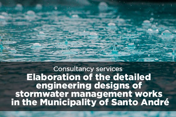 Consulting services aiming at the preparation of detailed design studies for drainage infrastructure of santo andré