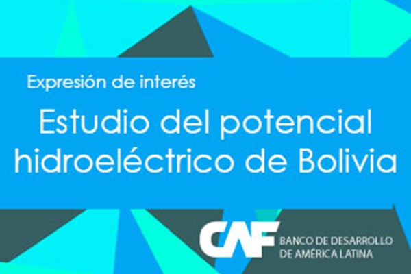 Expresión de Interés: Potencial Hidroeléctrico de Bolivia 