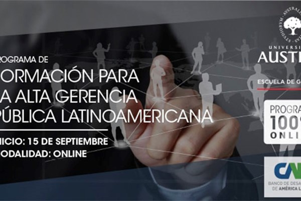 Inscripciones para el Programa Virtual de Formación para la Alta Gerencia Pública Latinoamericana