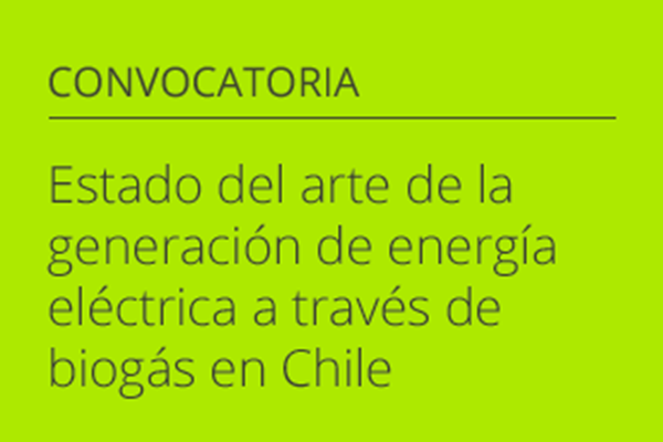 Generation of electric energy through biogas in Chile  