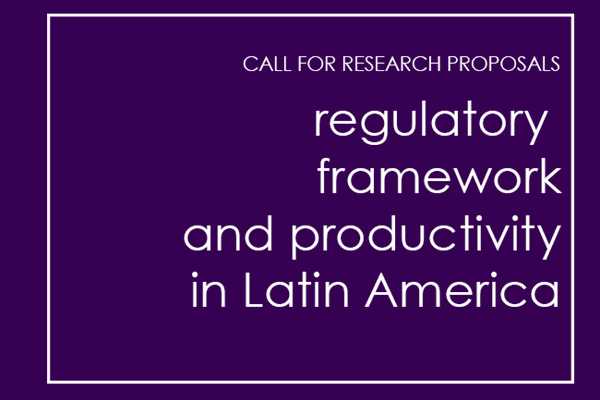 Call for Research Proposals: Regulatory Framework and Productivity
