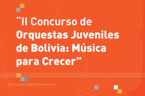 II Concurso de Orquestras Juvenis da Bolívia 