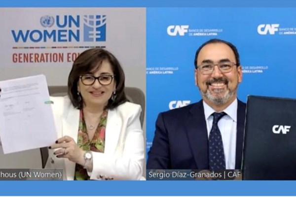 CAF e ONU Mulheres reafirmam compromisso com a igualdade de gênero e a proteção dos direitos das mulheres e meninas 