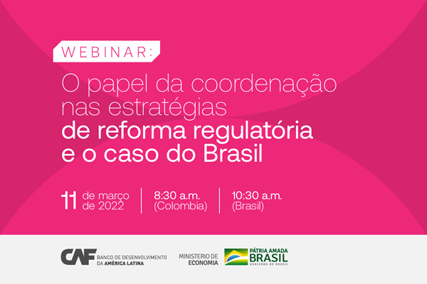 Webinar: O papel da coordenação nas estratégias de reforma regulatória