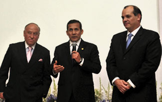 Presidente Humala clausuró jornada de reflexión de CAF en Lima