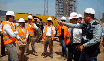 Misión de CAF supervisó obras del Metro de Lima Misión de CAF supervisó obras del Metro de Lima