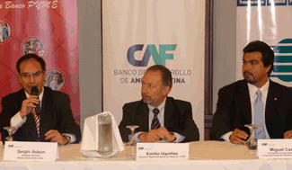 CAF y CRE firman contrato de crédito por USD 5 millones CAF y CRE firman contrato de crédito por USD 5 millones