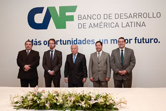 Argentina, Bolívia, Equador e Uruguai assinam a adesão ao novo Fundo Latino-americano de Garantias criado pelo CAF