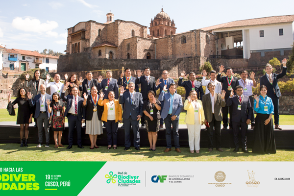 Municípios do Peru se juntam à rede BiodiverCiudades do CAF