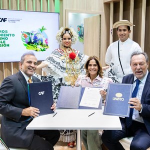 CAF y ONU Turismo impulsarán inversiones turísticas sostenibles en ALC