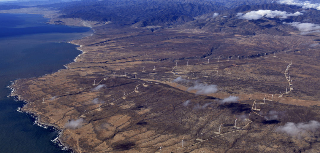 Parque Eólico San Juan, poco más del 60% de la capacidad instalada de generación eléctrica proviene de fuentes renovables.