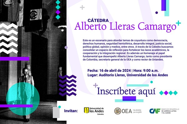 Evento presencial | Cátedra Alberto Lleras Camargo