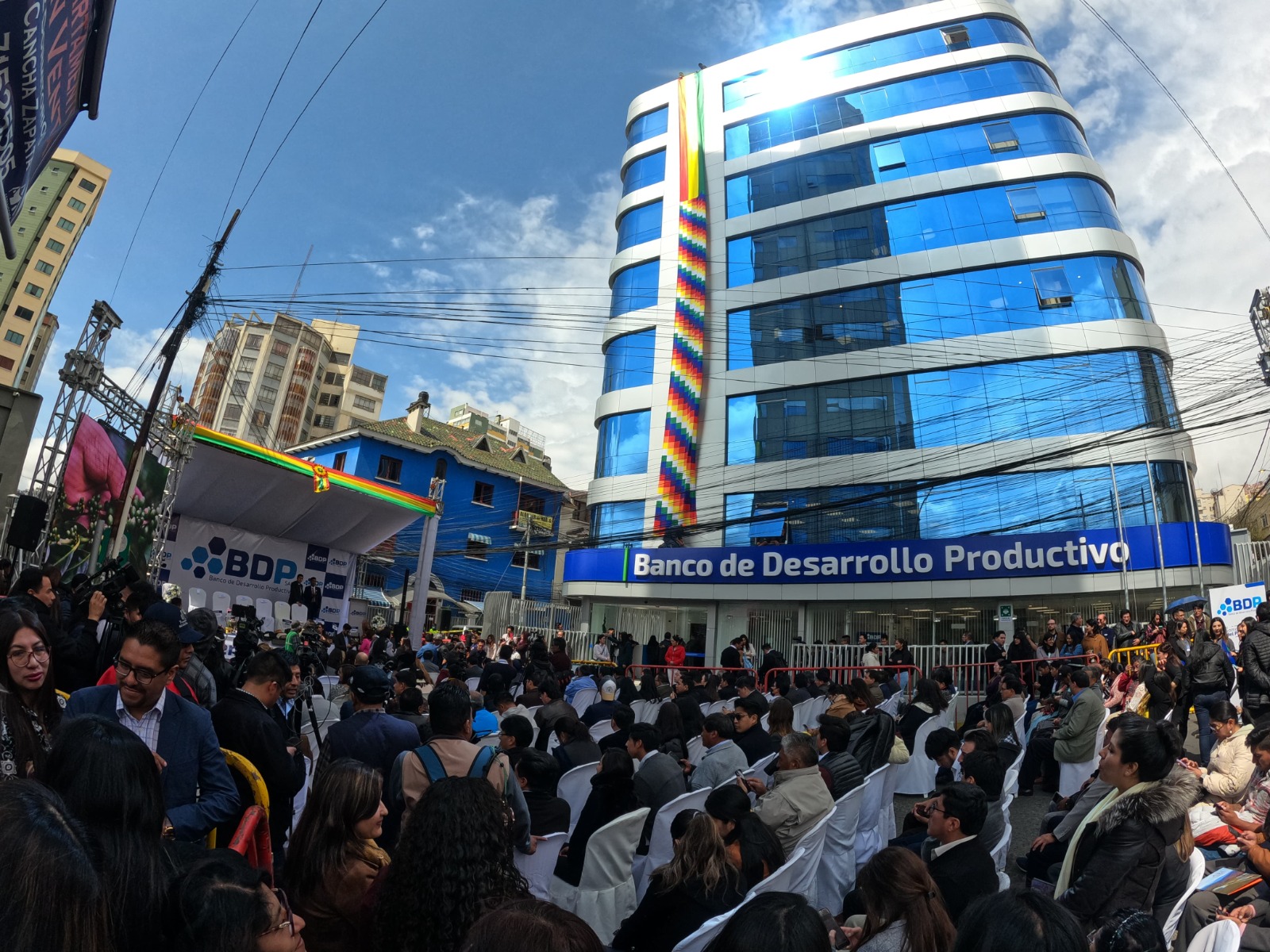 CAF y el Estado Plurinacional de Bolivia inauguran edificio del BDP