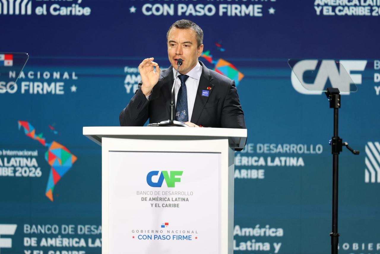 Noboa: “América Latina debe ser el continente de las oportunidades”