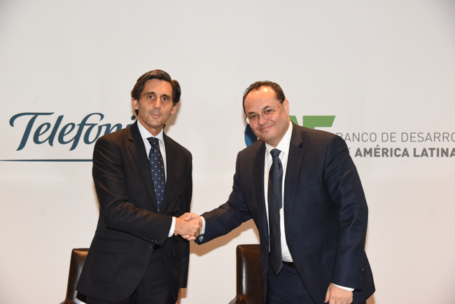 CAF and Telefónica partner to promote digitization projects and initiatives in Latin America