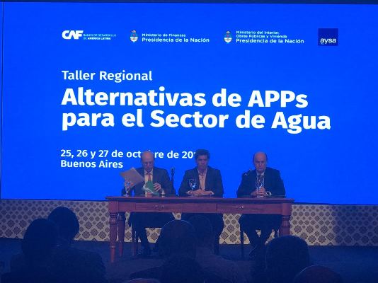 Apresentadas na Argentina alternativas de Parcerias Público-Privadas no setor da água