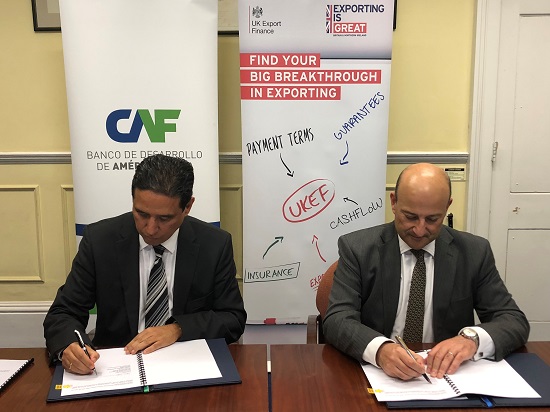 UK Government and CAF Agree Framework for Financing Development Projects in Latin America and the Caribbean
