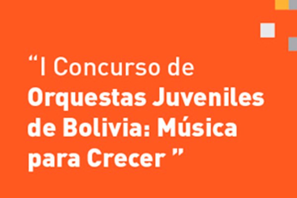 Concurso Nacional de Orquestas Juveniles de Bolivia 
