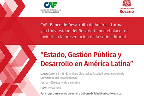 Presentación de la serie editorial "Estado, Gestión Pública y Desarrollo en América Latina"