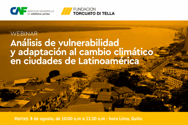 Webinar "Análisis de vulnerabilidad y adaptación al cambio climático Latinoamérica"