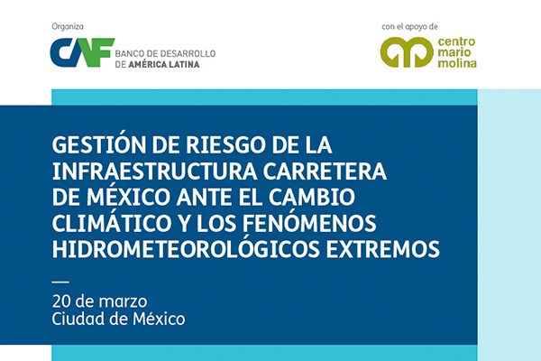Principais riscos da infraestrutura rodoviária do México frente à mudança climática