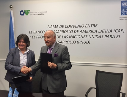 CAF e PNUD aprofundam sua aliança para promover os Objetivos de Desenvolvimento Sustentável na América Latina e no Caribe