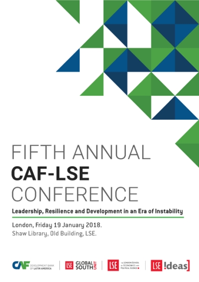 V Conferência CAF-LSE: Liderança, resiliência e desenvolvimento em uma era de instabilidade