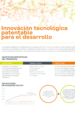 Innovación tecnológica patentable para el desarrollo Innovación tecnológica patentable para el desarrollo