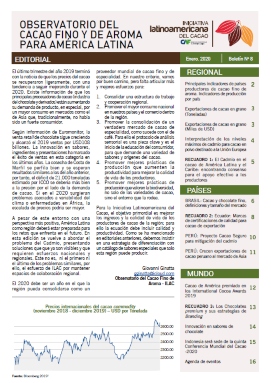 1687 - Iniciativa Latinoamericana del Cacao: Boletín No. 8 1687 - Iniciativa Latinoamericana del Cacao: Boletín No. 8