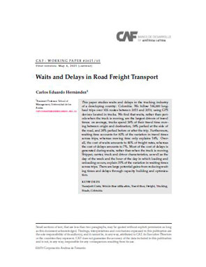 Waits and Delays in Road Freight Transport Waits and Delays in Road Freight Transport