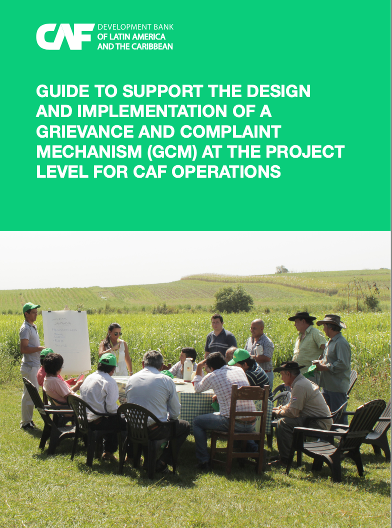 2488 - Guide to support the design and implementation of a Grievance and Complaint Mechanism (GCM) at the project level for CAF operations